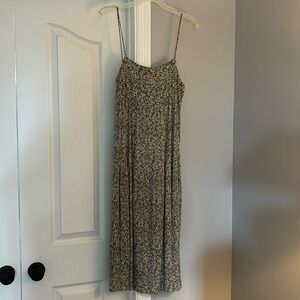 CJLA Green floral midi dress